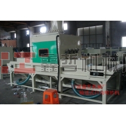鑫哲自動輸送式噴砂機，自動噴砂機，全自動噴砂機